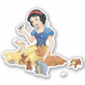 雪の白のシール シール (正面)