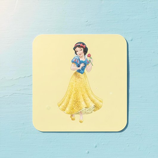 雪の白のシール スクエアシール