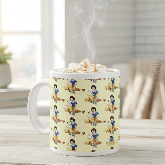 雪の白の巨大なコーヒーマグ ジャンボコーヒーマグカップ