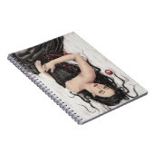 雪の白の秋のノート ノートブック (右側)