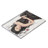 雪の白の秋のノート ノートブック (左側)