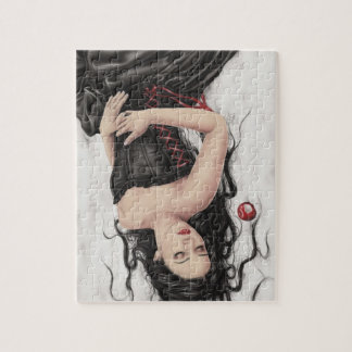 雪の白の秋のパズル ジグソーパズル