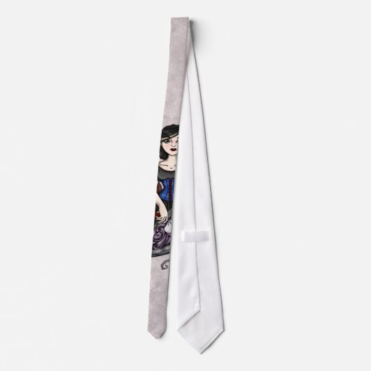 雪の白II ネクタイ (裏面)