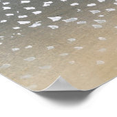 雪の百代ぐさヴィンテージア日本のート ポスター (角)