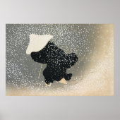 雪の百代ぐさヴィンテージア日本のート ポスター (正面)