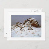 『雪の石』 ポストカード (正面/裏面)