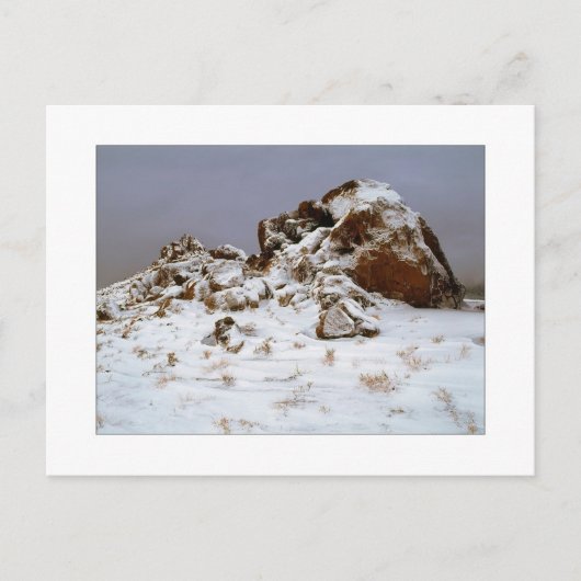 『雪の石』 ポストカード (正面)