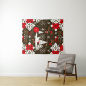 雪の祭典のパターン タペストリー (インサイチュ(横))