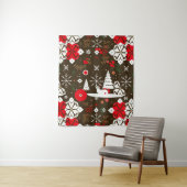 雪の祭典のパターン タペストリー (インサイチュ)