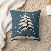 雪の秋と松 クッション (ブランケット)