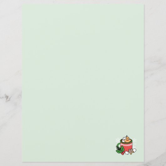 雪の秋ココアコールでウォームアップ – Winter Drink (裏面)