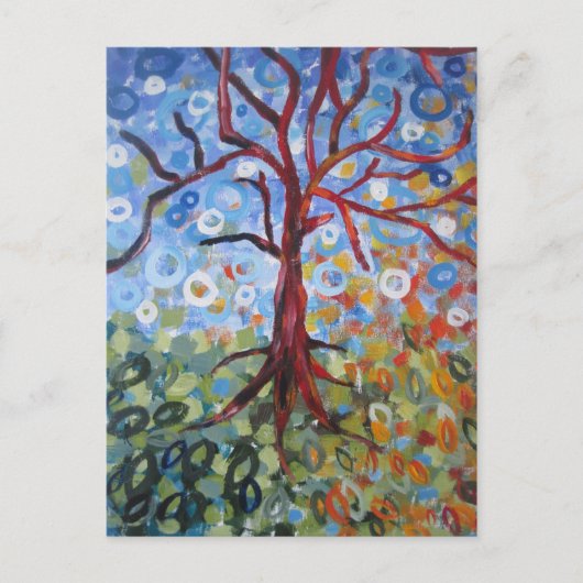 雪の秋 ポストカード (正面)