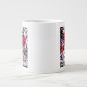 雪の窓によるアマリリス ジャンボコーヒーマグカップ (正面)