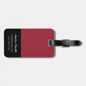 雪の窓によるアマリリス ラゲッジタグ (裏面横)