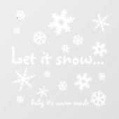 雪の窓を抱かせなさい ウィンドウサイン (シート)