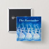 雪の精の踊り　スクエア缶バッジ 缶バッジ (正面&裏面)