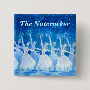 雪の精の踊り スクエア缶バッジ 缶バッジ