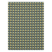 雪の素朴多い冬林山 テーブルクロス (正面)