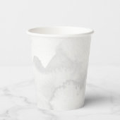 雪の結晶がやってくる ベビーシャワー 紙コップ (裏面)