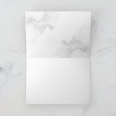 雪の結晶が届きます ベビーシャワーのお礼 サンキューカード (内部)