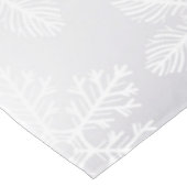 雪の結晶とライト テーブルクロス (アングル)