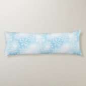 雪の結晶と青の光 ボディピロー (裏面)