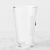 雪の結晶のオーナメントのホリデーキャラクター タンブラーグラス (右)
