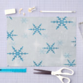 雪の結晶のクリスマス 薄葉紙 (クラフト)