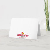 雪の結晶のグリーティングカード シーズンカード (裏面)