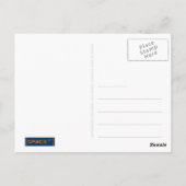 雪の結晶のポストカード01 ポストカード (裏面)