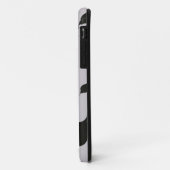 雪の結晶の中の黒い花 Case-Mate iPhoneケース (裏面/左)