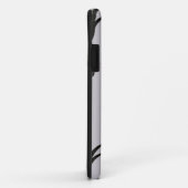 雪の結晶の中の黒い花 Case-Mate iPhoneケース (裏面/右)