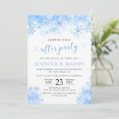 雪の結晶の冬は幸いにも結婚の後 招待状 (スタンド正面)