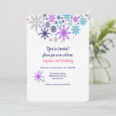 雪の結晶の冬 招待状 (スタンド正面)