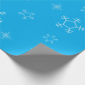 雪の結晶の包装紙 ラッピングペーパー (角)