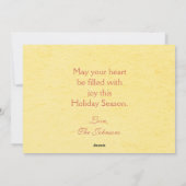 雪の結晶の喜び世界水カラー シーズンカード (裏面)