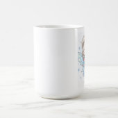 雪の結晶の妖精のマグ コーヒーマグカップ (中央)