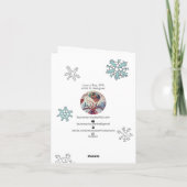 雪の結晶の犬 シーズンカード (裏面)