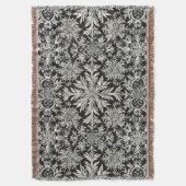 雪の結晶アート スローブランケット (正面縦)