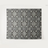 雪の結晶アート タペストリー (正面(横))
