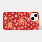 雪の結晶スマホケース iPhoneケース (裏面横)