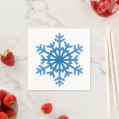 雪の結晶パターンクリスマス スタンダードカクテルナプキン (インサイチュ)