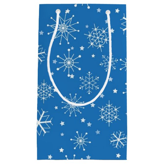 雪の結晶パターン	 スモールペーパーバッグ (正面)