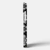 雪の結晶パターン 高級感のある霜の美しいデザイン Case-Mate iPhoneケース (裏面 / 左)