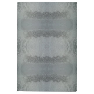 雪の結晶模様の金属壁アート メタルプリント