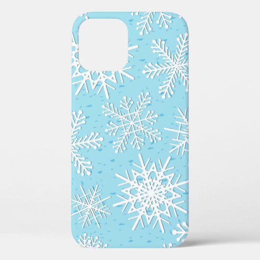 雪の結晶模様 Case-Mate iPhoneケース (裏面)
