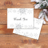 雪の結晶 ウインターブライダルシャワー 感謝