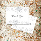 雪の結晶 ウインター ブライダル シャワー 感謝