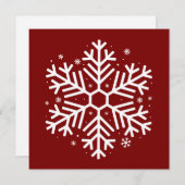 雪の結晶 クリスマス プレゼント 冬 クリスマス 家族 (正面/裏面)