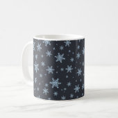 雪の結晶 コーヒーマグカップ (正面左)
